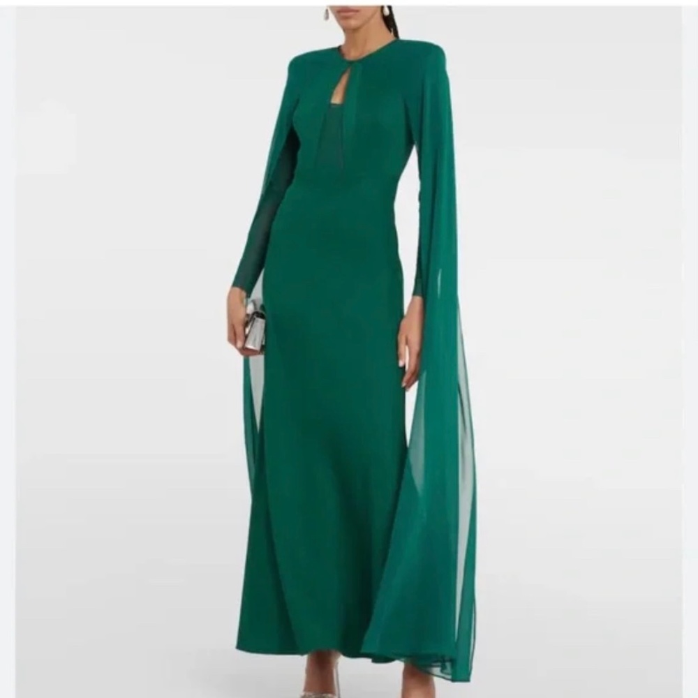 NWT Roland Mouret cape sleeve dress